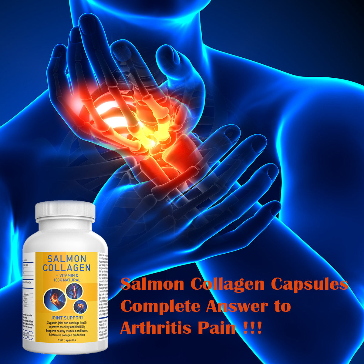 Salmon Collagen Supplement For Curing Arthritis In Hands Salmon Collagen