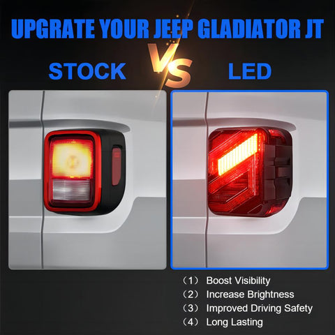 LED Tail Lights For Jeep JL