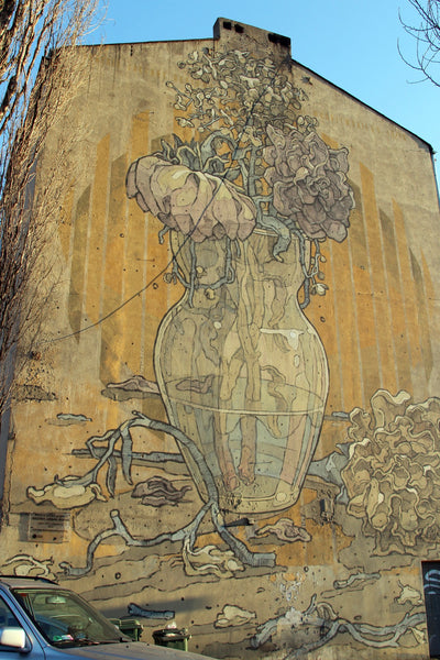 ARYZ Mural on side of building