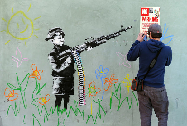 Banksy Advanced Stencil Art Techniques - Spray Planet