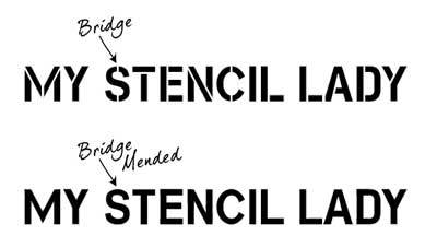 Stencil Art Design - Creating Bridges - Spray Planet
