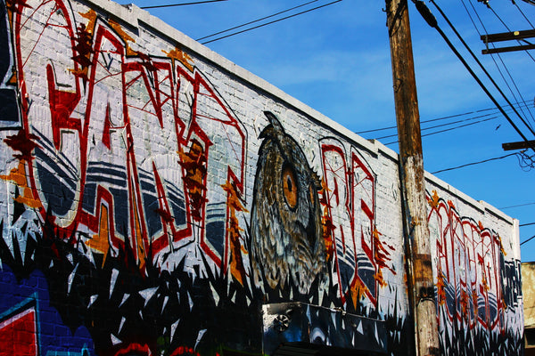 CBS Crew Graffiti Mural Los Angeles