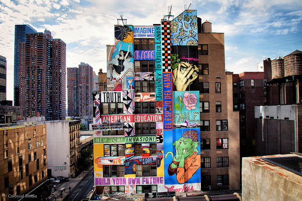 FAILE NYC mural 44th street