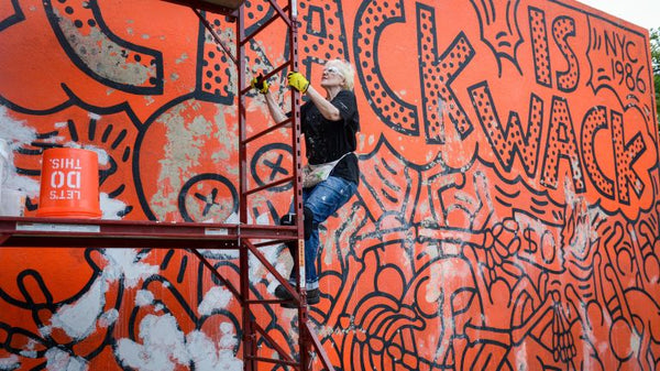 Keith Haring Crack is Wack Mural restoration