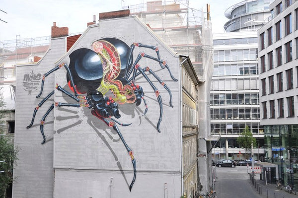 NYCHOS - Spider Dissected Mural