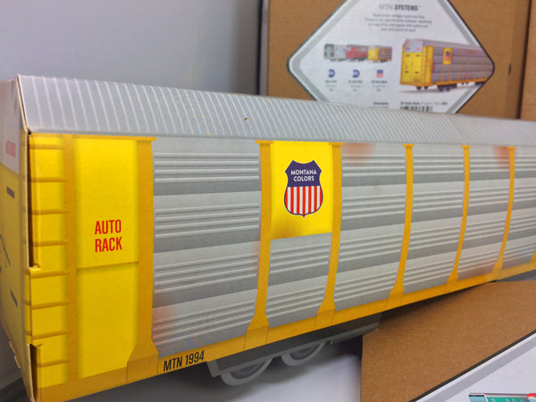 MTN Train Systems - Autorack Freight Train Up Close