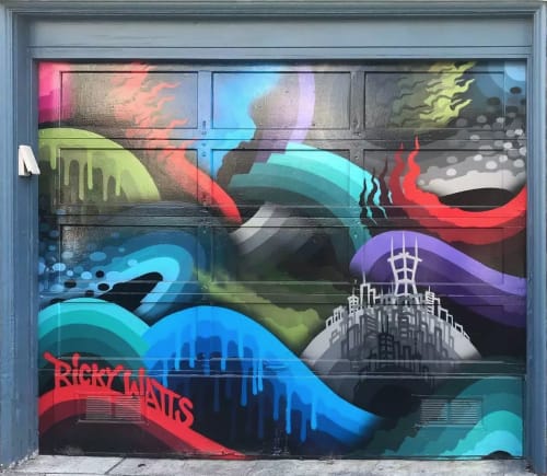 Ricky Watts Garage Door Mural