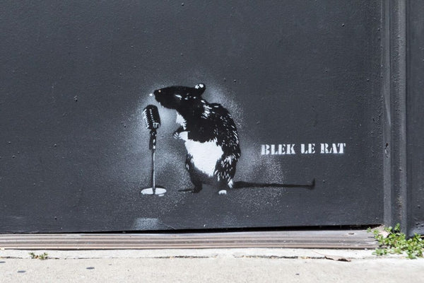 Blek Le Rat Stencil Art -How to make stencil art - Spray Planet