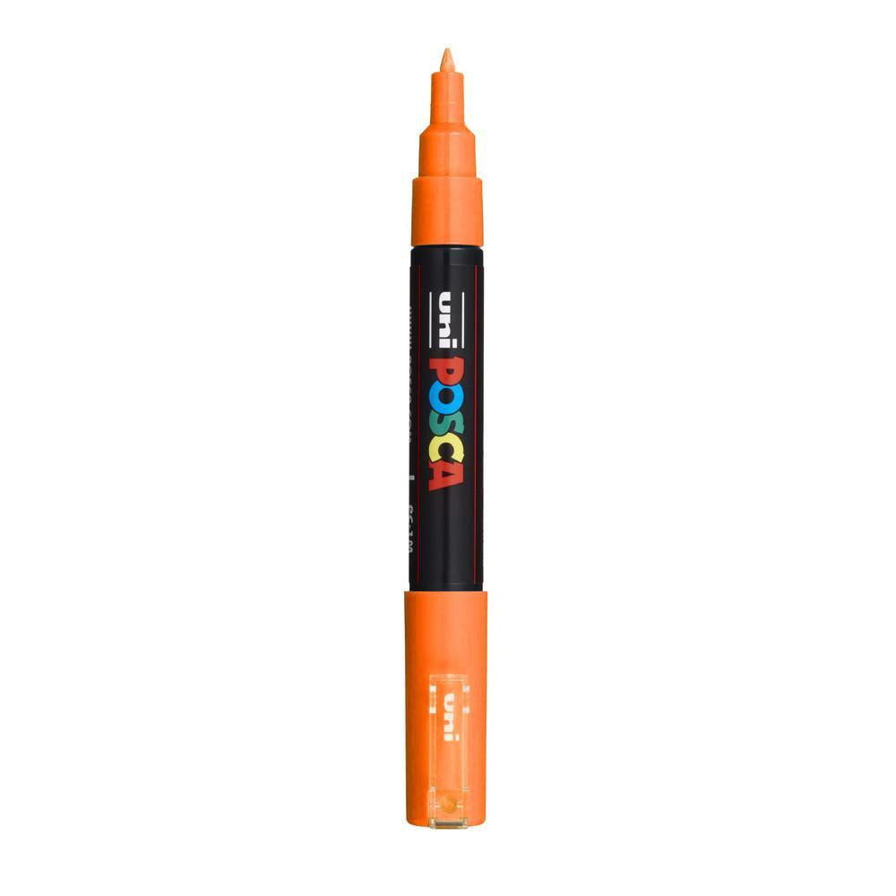 Uni Posca PC3MP.4 Water-Based Paint Marker, Fine Point, Pastel Orange