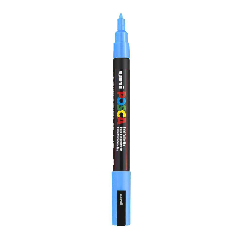 POSCA Marker PC-3M Glitter Blue – MarkerPOP