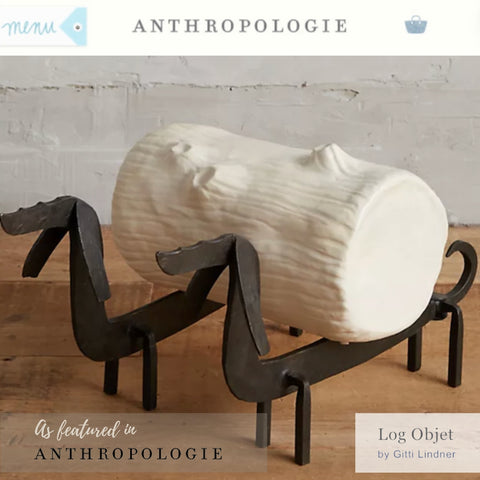 Anthropologie Log Objet by Gitti Lindner Winter Collection 2018