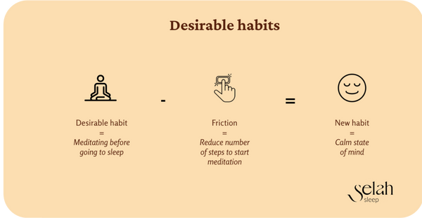Desirable habits Selah Sleep