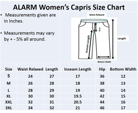 Women Capris Hot Pink – Alarm Fashions