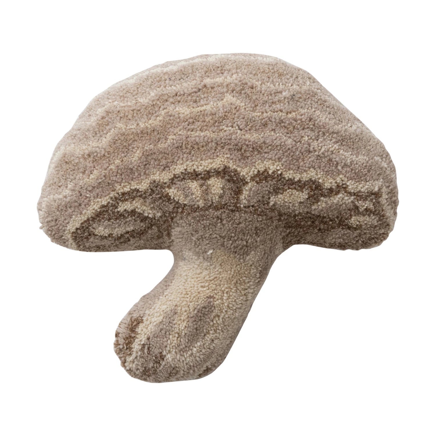 Wool Tufted Mushroom Pillow