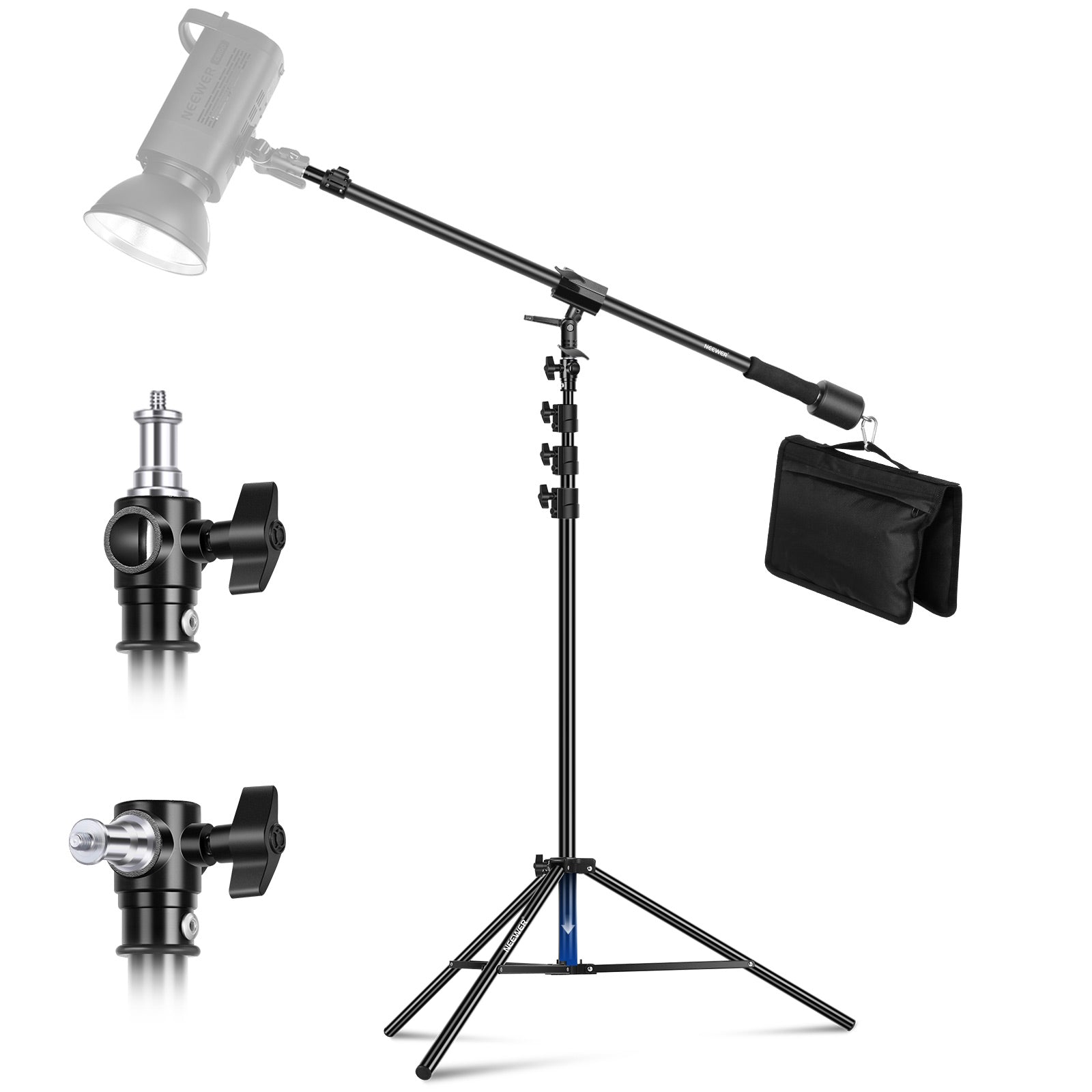 NEEWER Kit Studio Photo et éclairage, 2,6m x 3m Système de Support