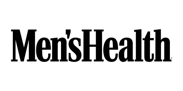 'Men's Health magazine logo in black text.'