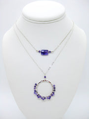 Amethyst Layered Necklaces