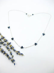 Sapphire Gemstone Choker Necklace | September Birthstone