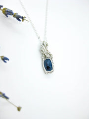 Sapphire Pendant Necklace | September Birthstone