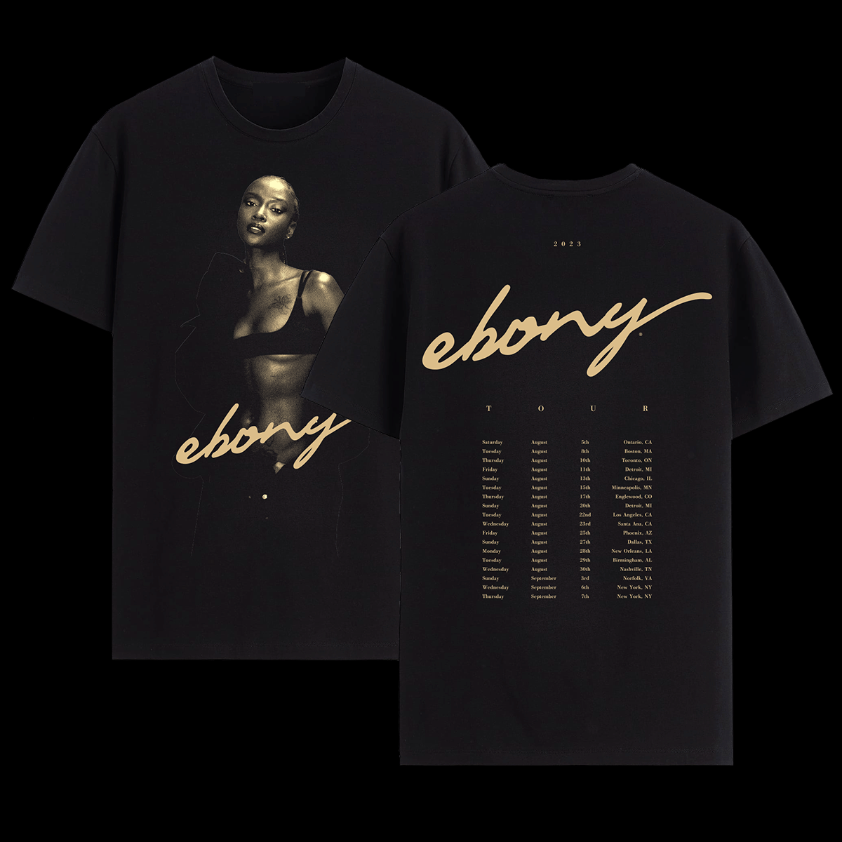 Ebony Riley Tour Tee - Ebony Riley product image