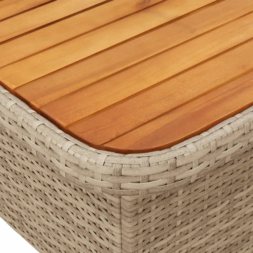 Tuinset Met Kussens Poly Rattan Beige