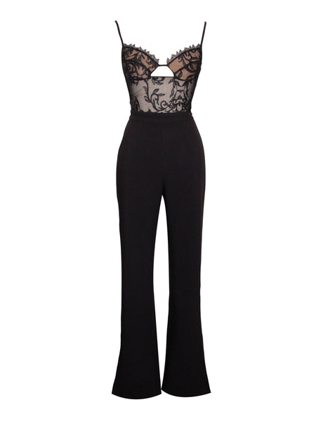 Kylo Black Lace Jumpsuit – Miss Circle