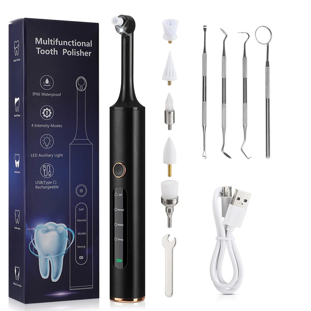 Rotatable 360° Electric Tooth Polisher