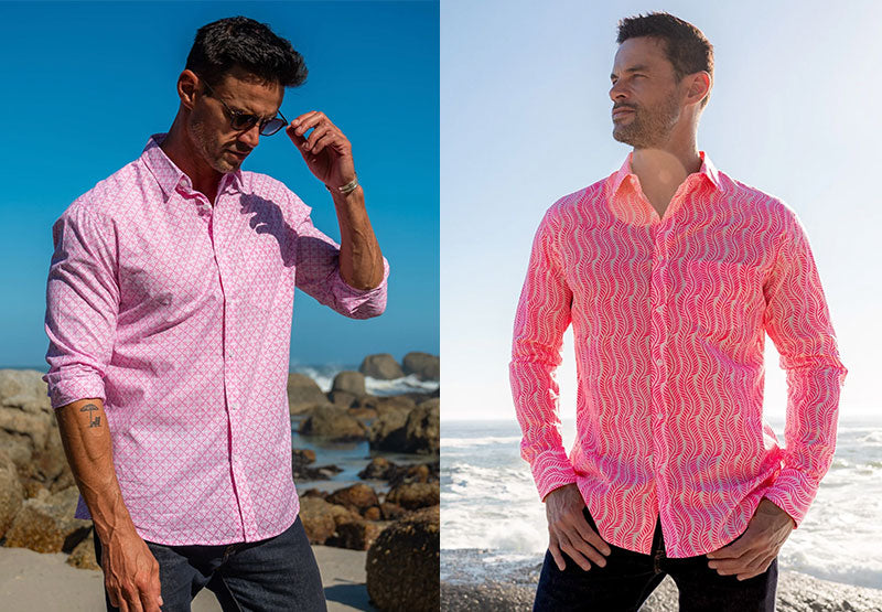 pink men's shirts