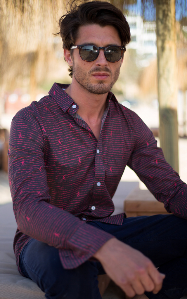 Printed Shirts. 100% cotton, colourful printed shirts from Frangipani