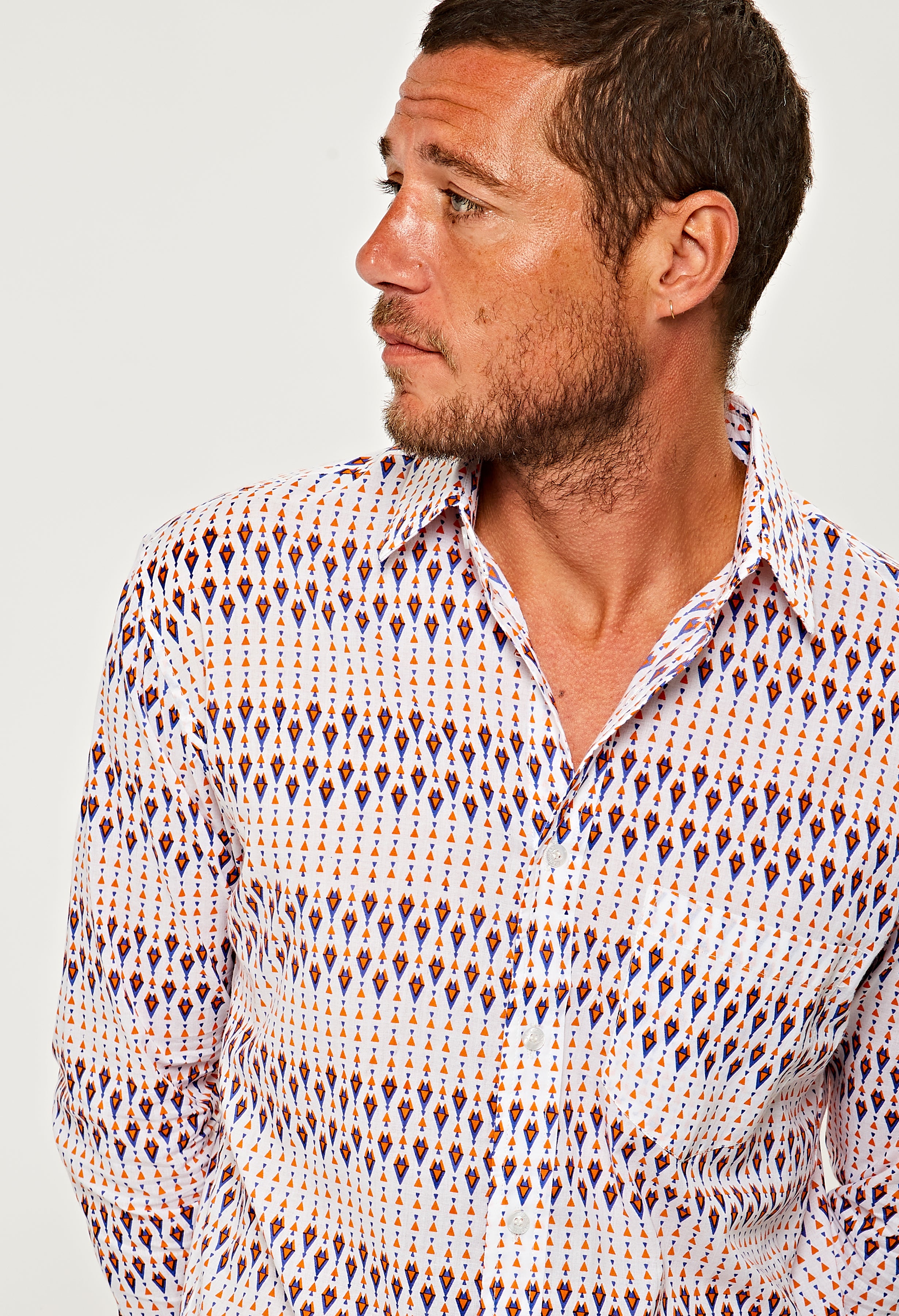 Frangipani Men's Shirts - Colourful Printed shirts to live in