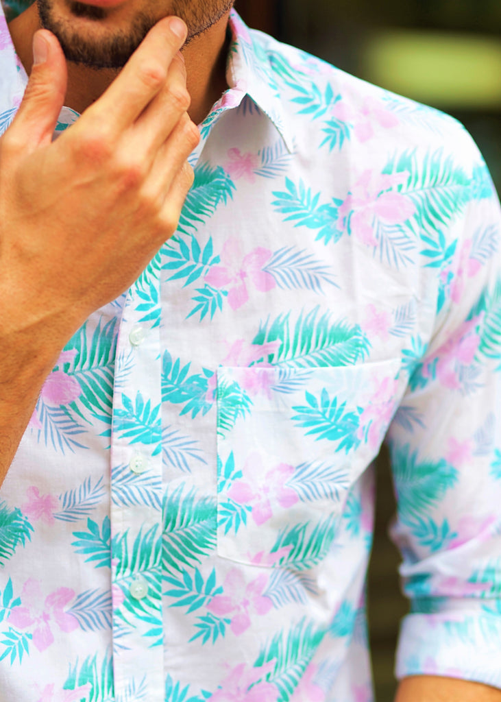 Frangipani Style | Men's statement printed shirts | SHIRTS TO LIVE IN