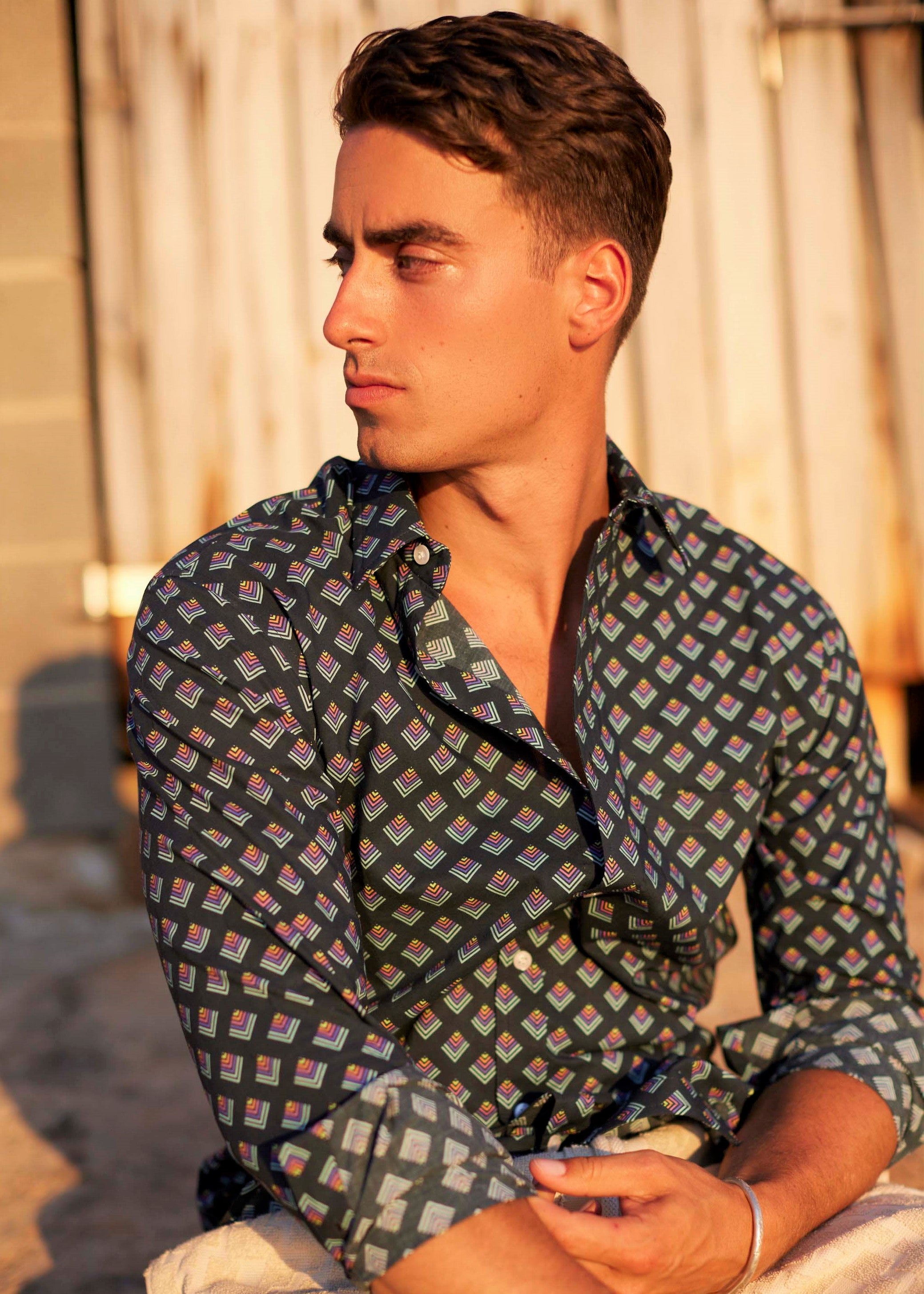 Frangipani Men's Shirts - Colourful Printed shirts to live in