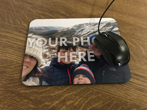 Hf16 Personalised Photo Computer Mousemat Create Your Own