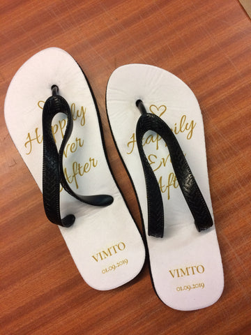 happily ever after flip flops