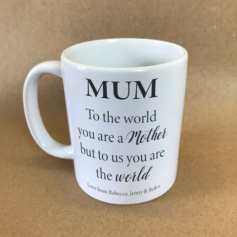 personalised mothers day mug