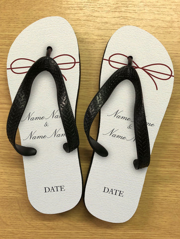 flip flops for wedding guests