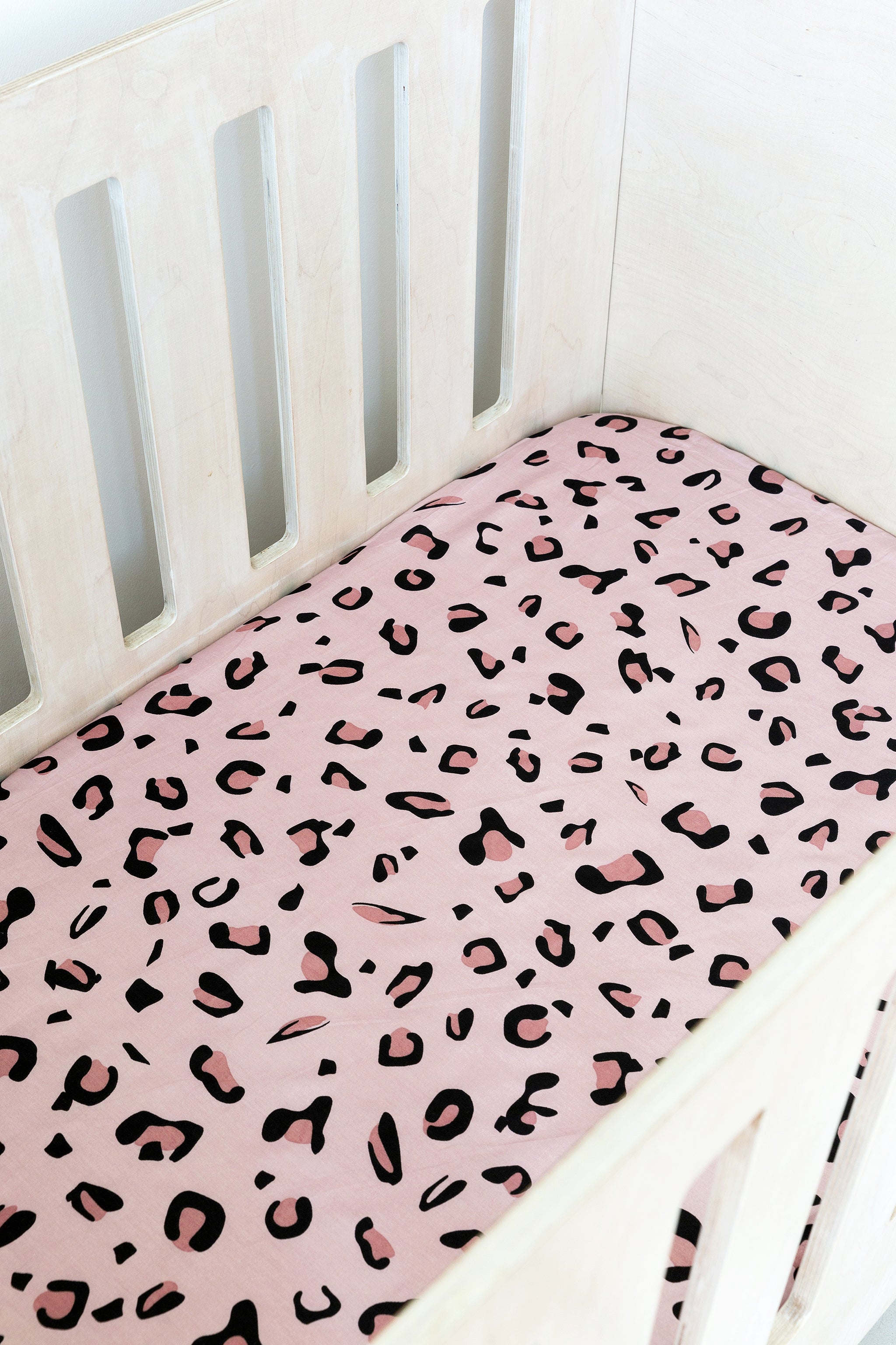 leopard print cot sheets