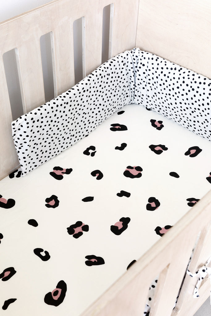 leopard print cot sheets