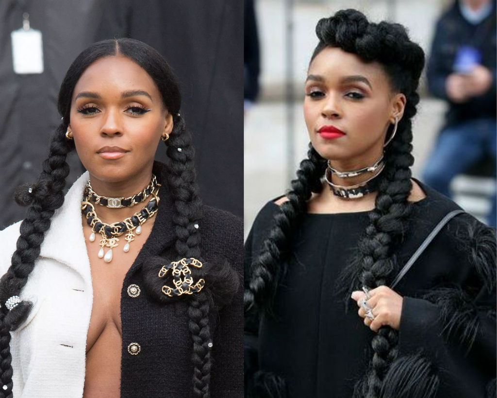 tresses bohèmes de Janelle Monáe Madame La Présidente