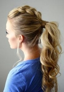 easy party hairstyle idea