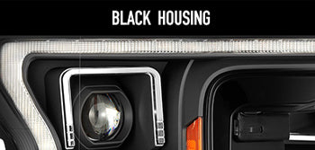 AlphaRex Black housing PRO-Series/LUXX-Series headlights demo