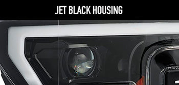 AlphaRex Jet Black housing PRO-Series/LUXX-Series headlights demo