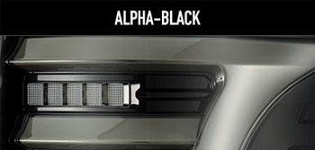 AlphaRex Alpha-Black housing tail lights demo