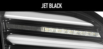 AlphaRex Jet Black housing tail lights demo