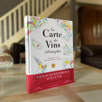 Carte des vins de France à gratter - Les Passionnés du Vin