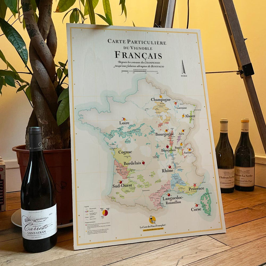 carte des vignobles français