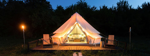 glamping tent