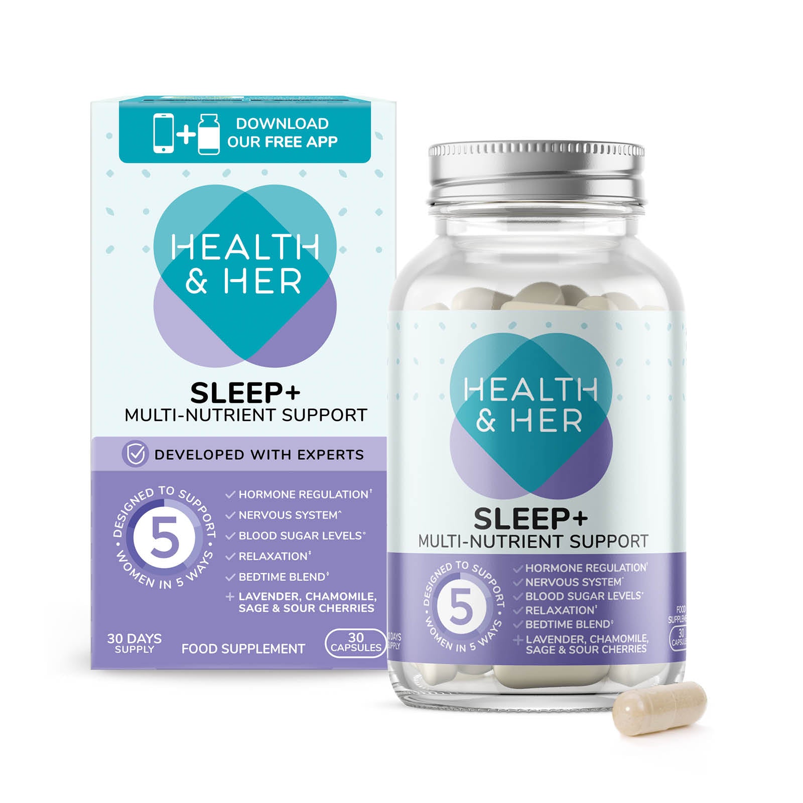 Health & Her Sleep+ Multi-Nutrient Supplement