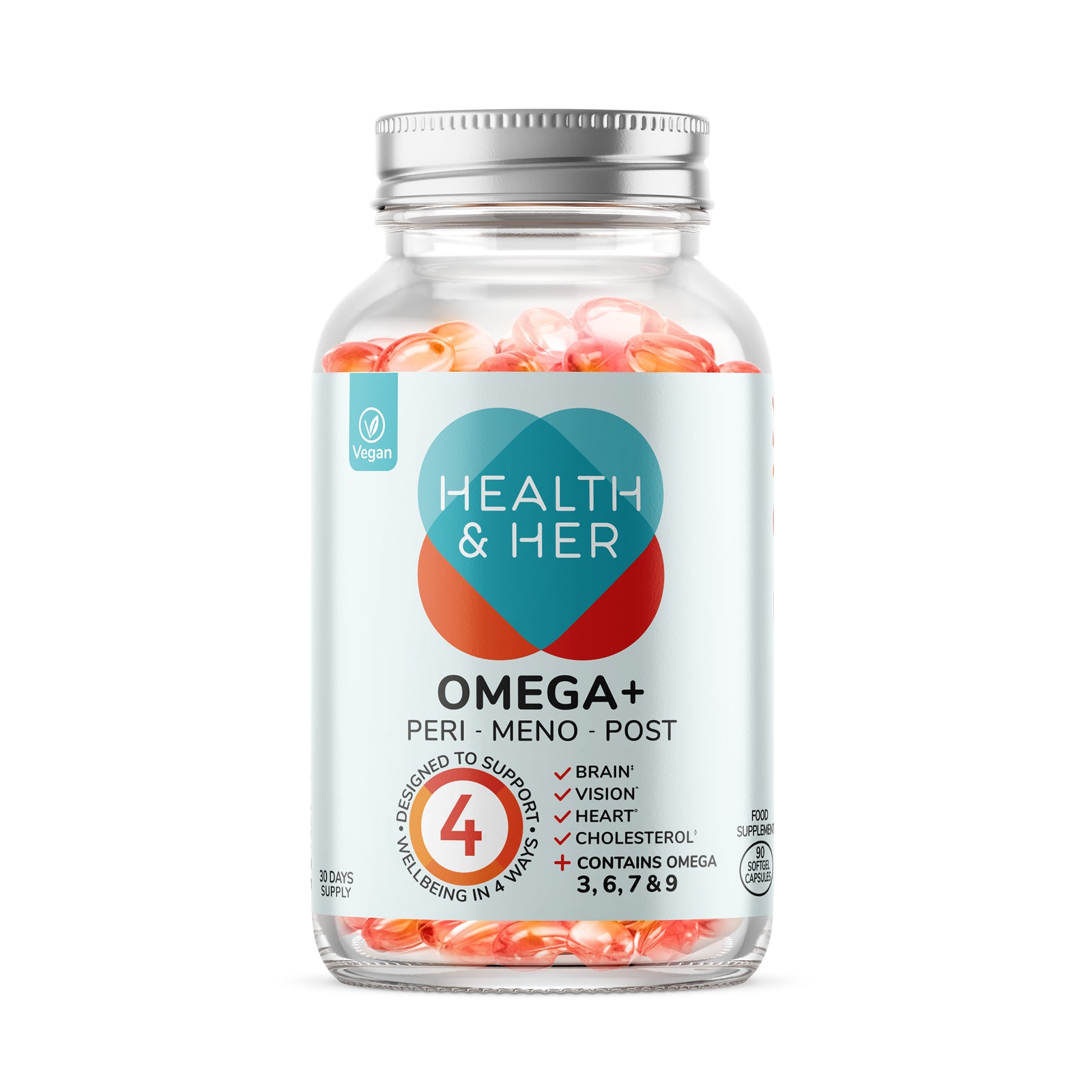 Health & Her Vegan Omega+ 3,6,7&9