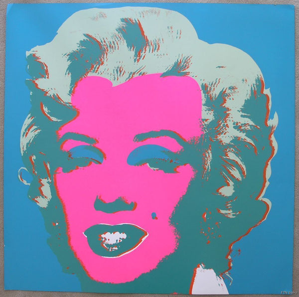 Andy Warhol , Sunday B. Morning # MARILYN MONROE, silkscreen # mint ...
